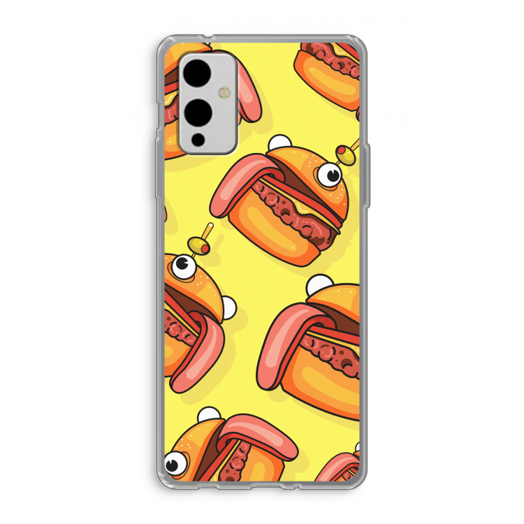 Hamburger: OnePlus 9 Transparant Hoesje