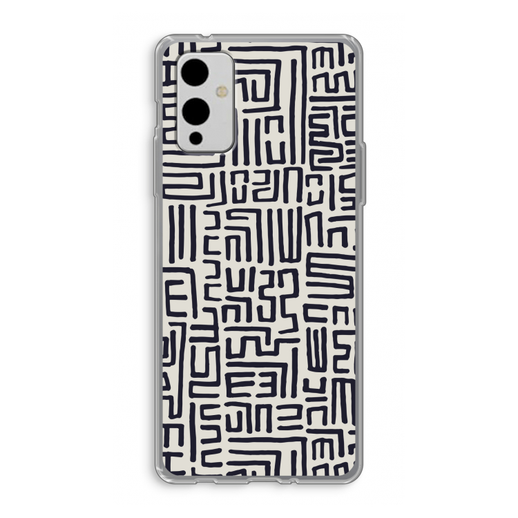 Moroccan Print: OnePlus 9 Transparant Hoesje
