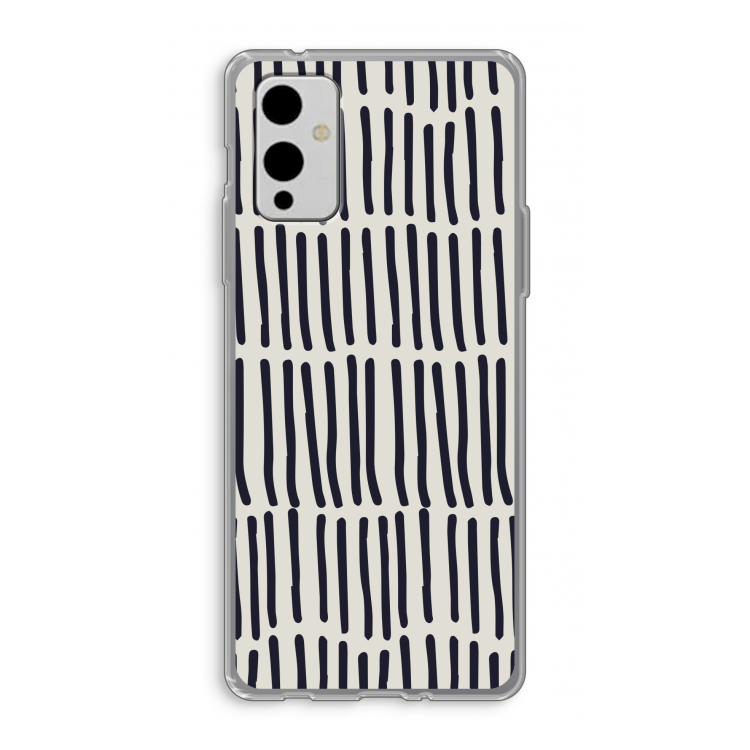 Moroccan stripes: OnePlus 9 Transparant Hoesje