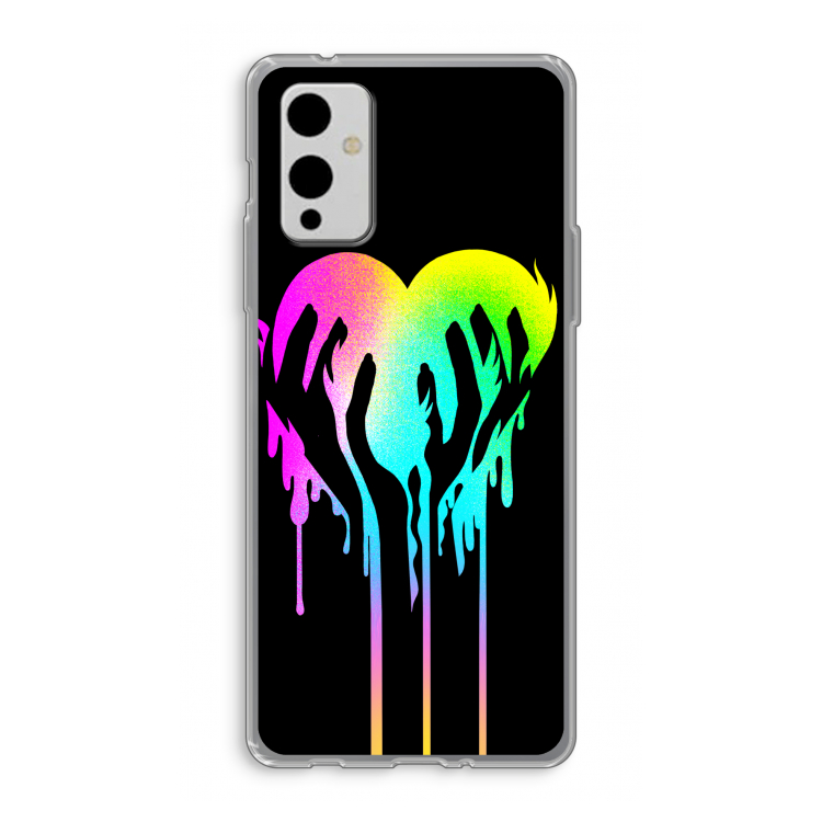 Hold My Heart: OnePlus 9 Transparant Hoesje