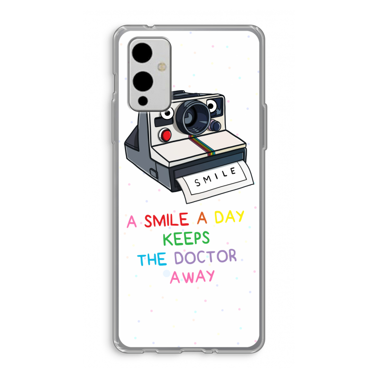 Smile: OnePlus 9 Transparant Hoesje