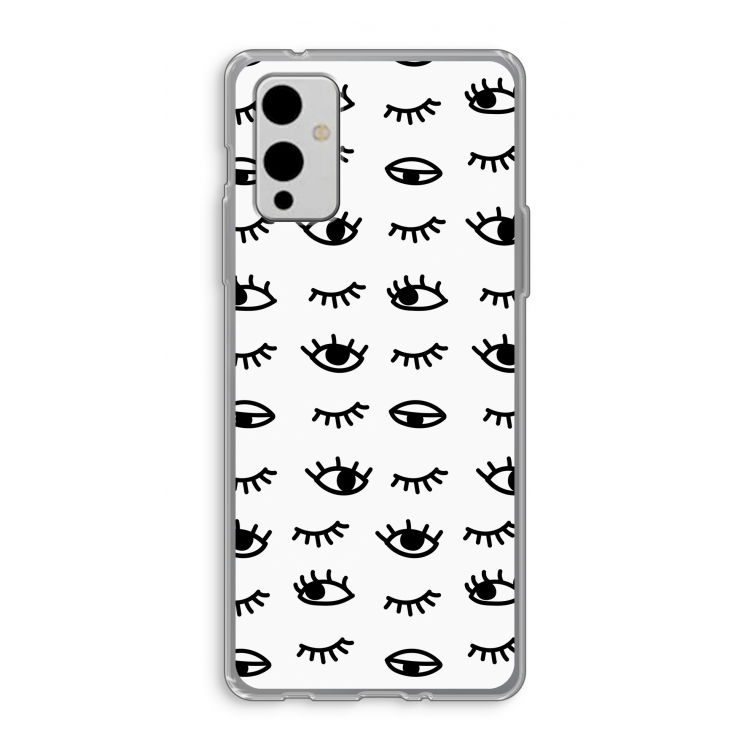 Eye pattern #2: OnePlus 9 Transparant Hoesje