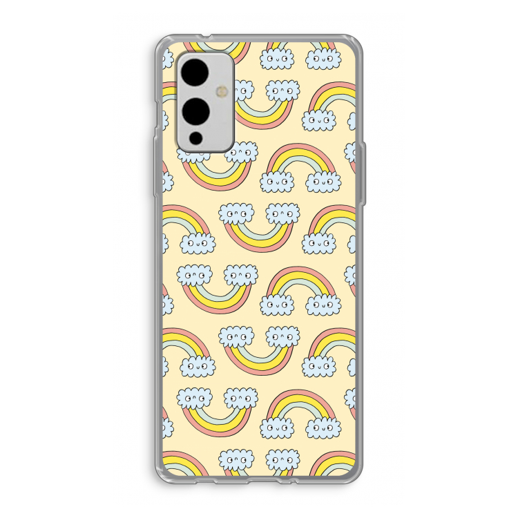 Regenboog: OnePlus 9 Transparant Hoesje