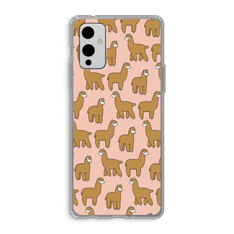 Alpacas: OnePlus 9 Transparant Hoesje