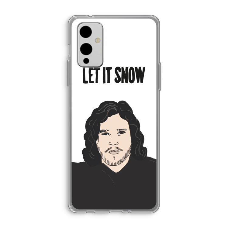 Let It Snow: OnePlus 9 Transparant Hoesje