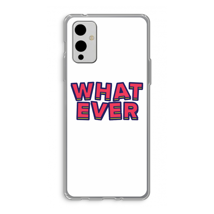 Whatever: OnePlus 9 Transparant Hoesje