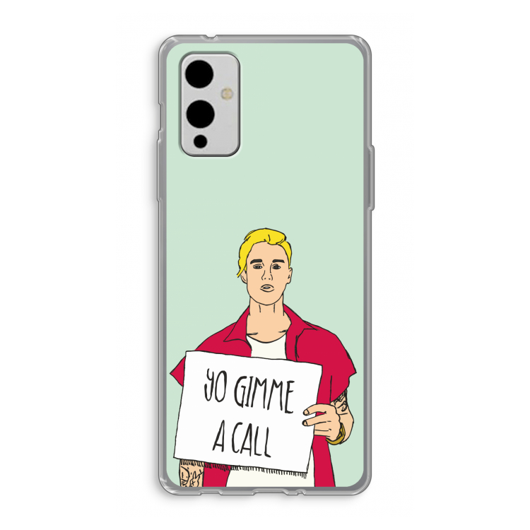 Gimme a call: OnePlus 9 Transparant Hoesje