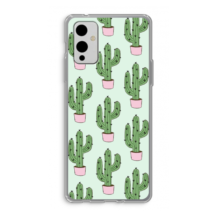 Cactus Lover: OnePlus 9 Transparant Hoesje
