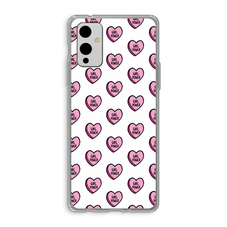 GIRL POWER: OnePlus 9 Transparant Hoesje