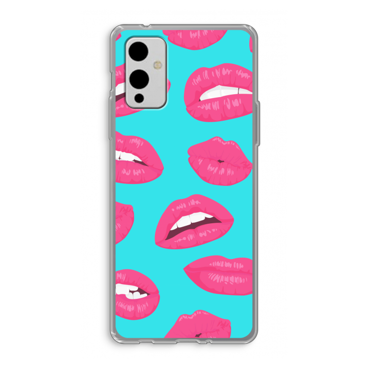 Bite my lip: OnePlus 9 Transparant Hoesje