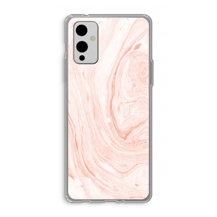 Peach bath: OnePlus 9 Transparant Hoesje