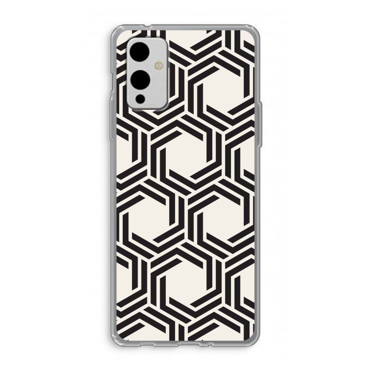 Geometrisch patroon: OnePlus 9 Transparant Hoesje