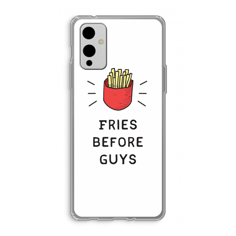 Fries before guys: OnePlus 9 Transparant Hoesje