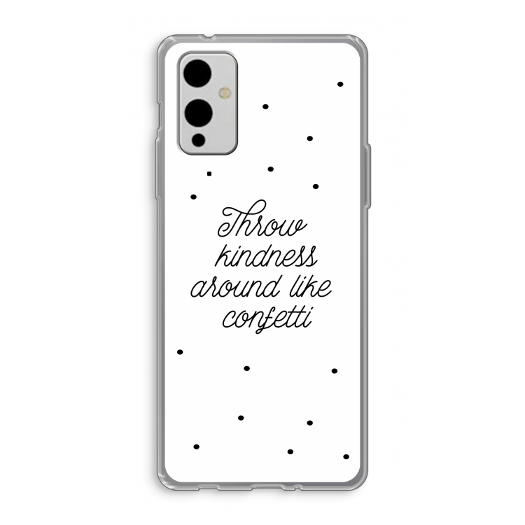 Confetti: OnePlus 9 Transparant Hoesje