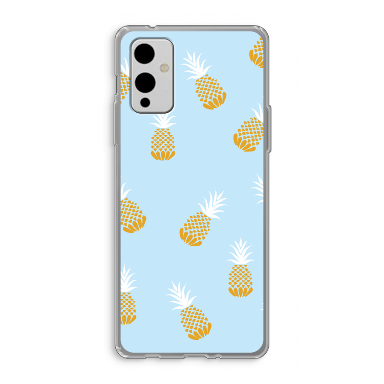 Ananasjes: OnePlus 9 Transparant Hoesje