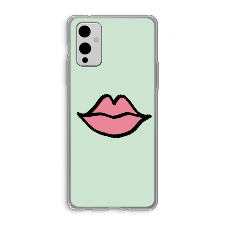 Kusje: OnePlus 9 Transparant Hoesje
