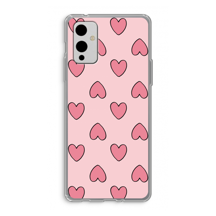 Ondersteboven verliefd: OnePlus 9 Transparant Hoesje