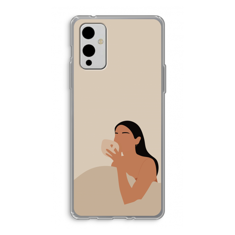 Fresh coffee: OnePlus 9 Transparant Hoesje