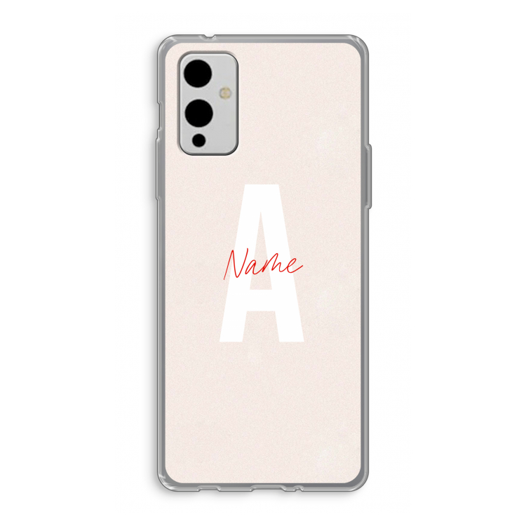 Strawberry Milkshake: OnePlus 9 Transparant Hoesje