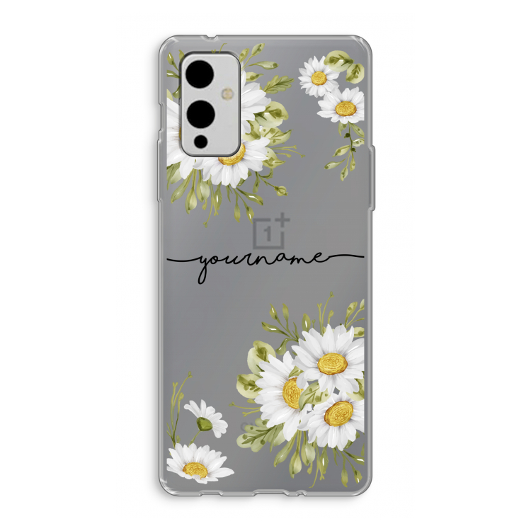 Daisies: OnePlus 9 Transparant Hoesje