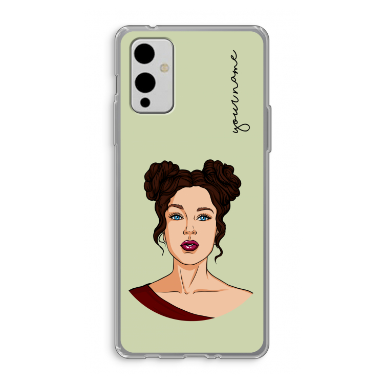 Pop-Art Creator: OnePlus 9 Transparant Hoesje