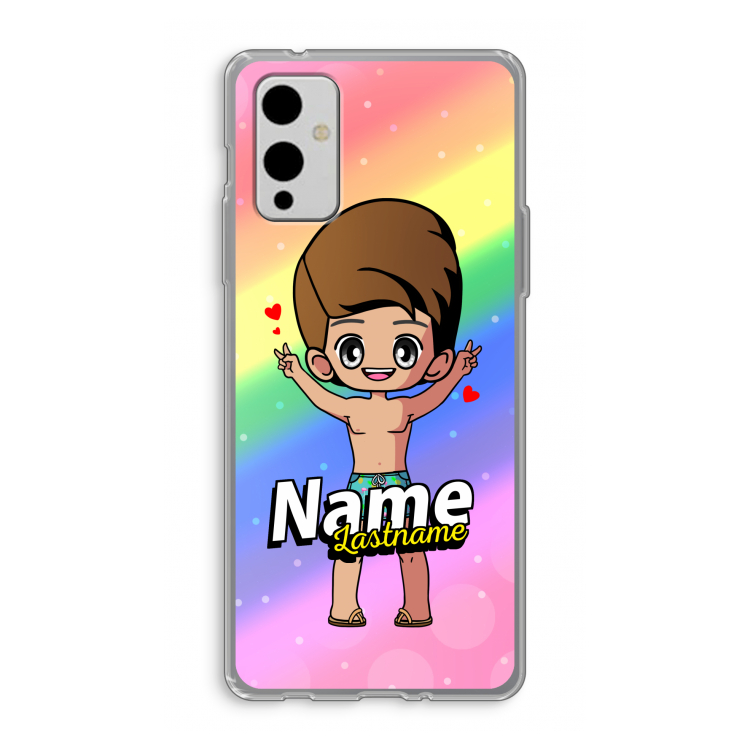 Chibi Maker man: OnePlus 9 Transparant Hoesje