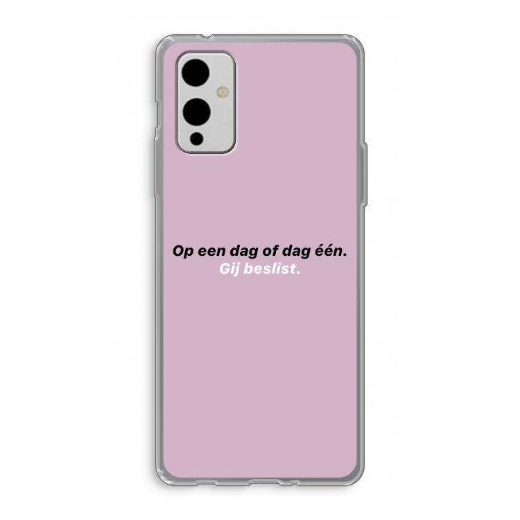 gij beslist: OnePlus 9 Transparant Hoesje