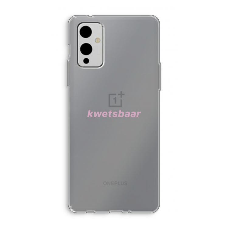 kwetsbaar: OnePlus 9 Transparant Hoesje