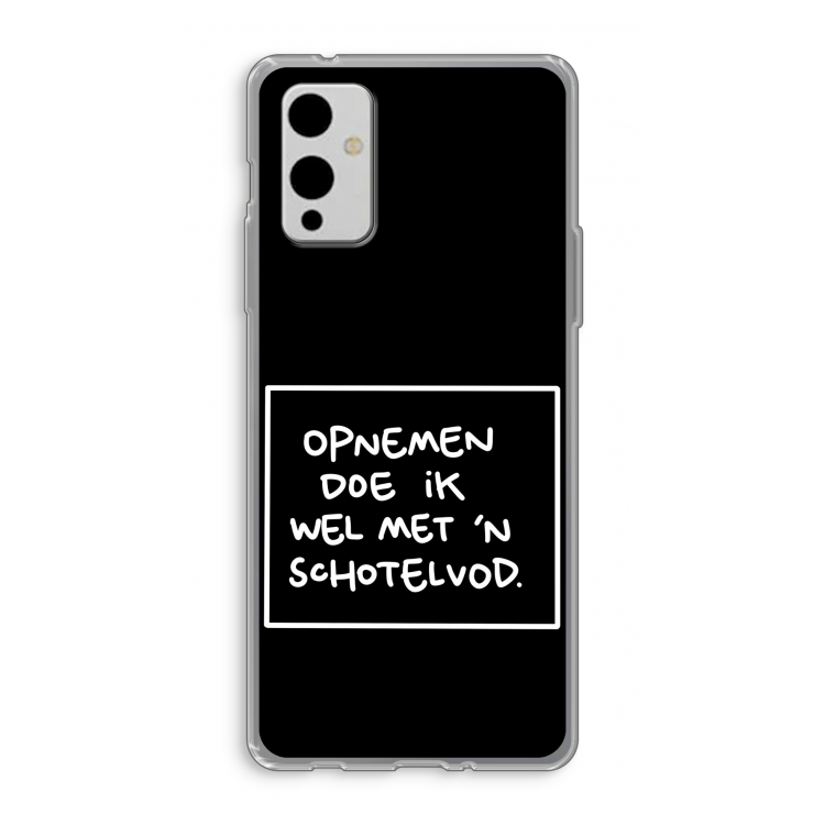 Schotelvod: OnePlus 9 Transparant Hoesje
