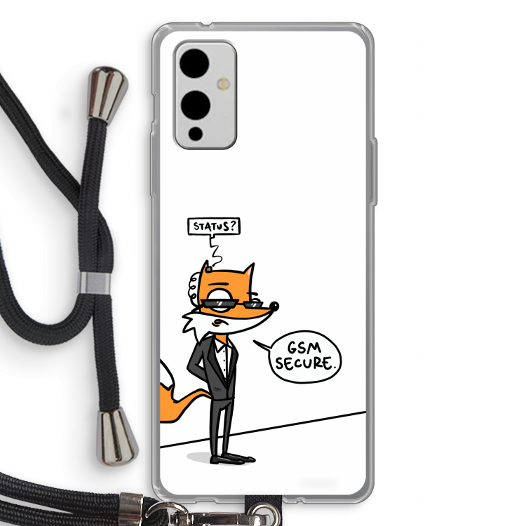 GSM secure: OnePlus 9 Transparant Hoesje met koord