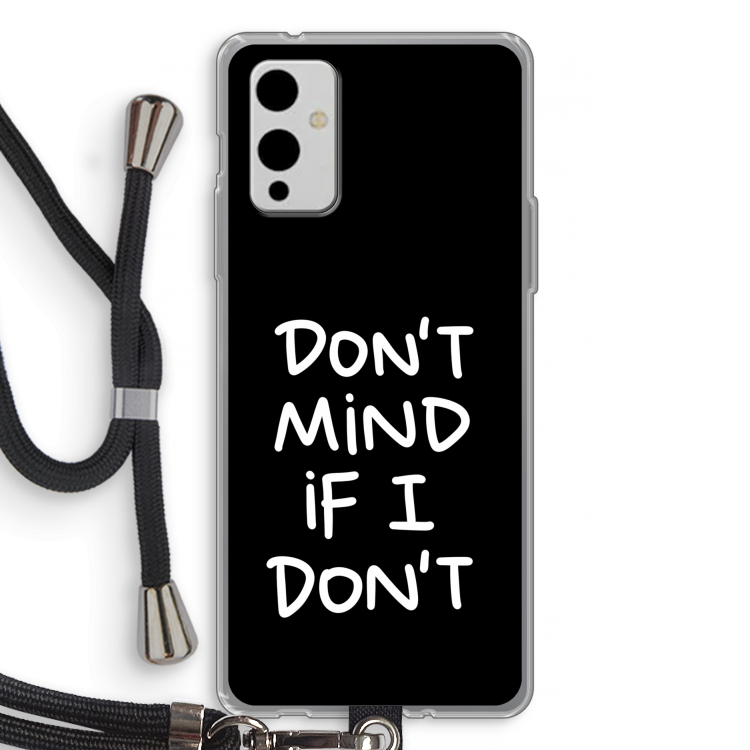 Don't Mind: OnePlus 9 Transparant Hoesje met koord