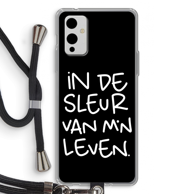 De Sleur: OnePlus 9 Transparant Hoesje met koord