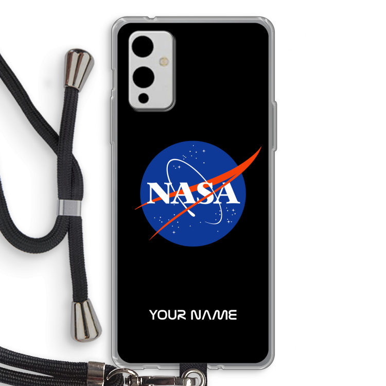 NASA: OnePlus 9 Transparant Hoesje met koord
