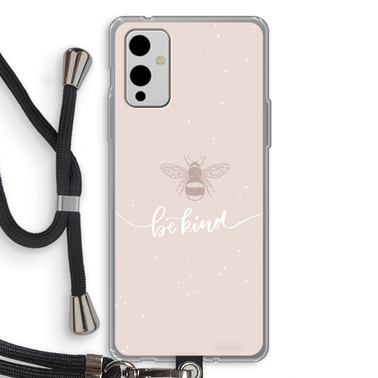 Be(e) kind: OnePlus 9 Transparant Hoesje met koord