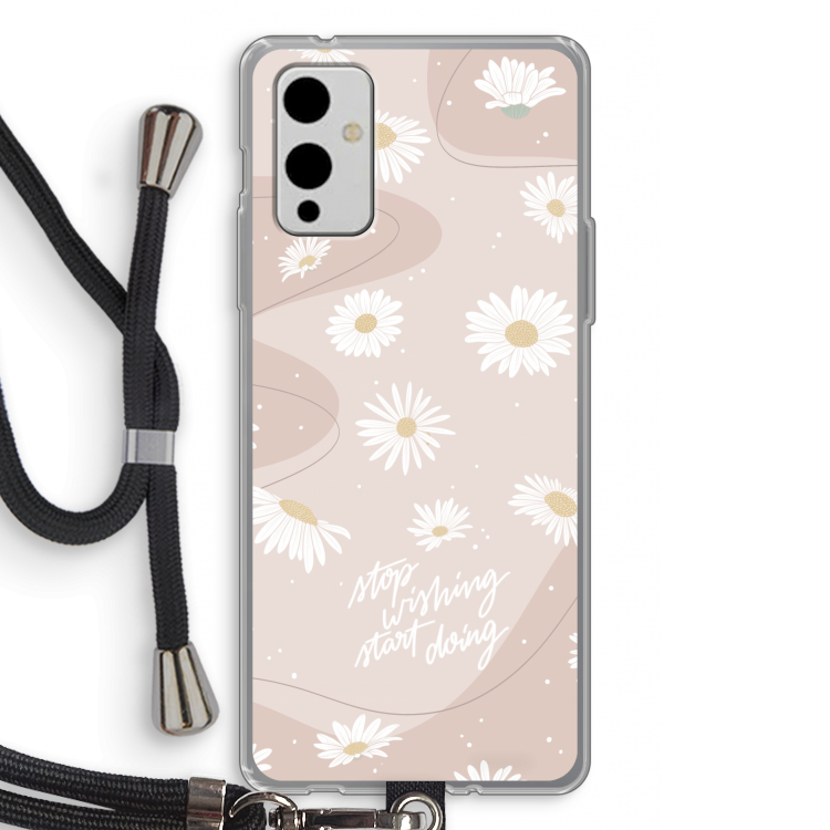 Daydreaming becomes reality: OnePlus 9 Transparant Hoesje met koord