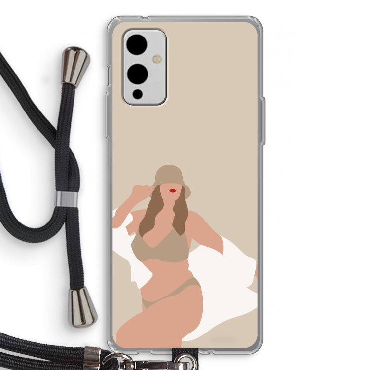 One of a kind: OnePlus 9 Transparant Hoesje met koord