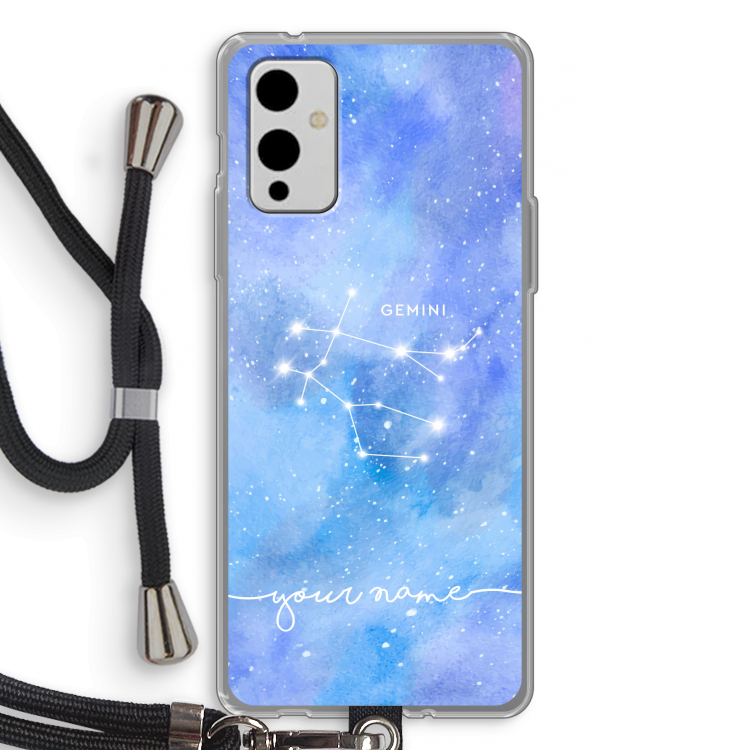 Sterrenbeeld - Licht: OnePlus 9 Transparant Hoesje met koord
