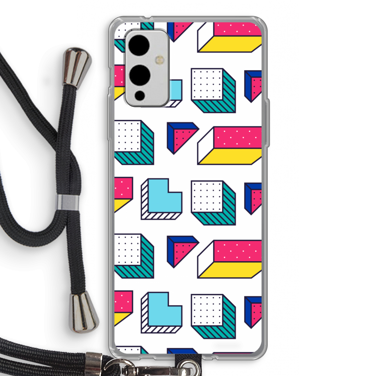 8-bit N°7: OnePlus 9 Transparant Hoesje met koord