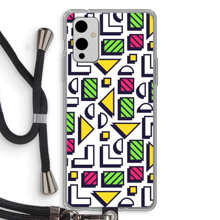 8-bit N°4: OnePlus 9 Transparant Hoesje met koord