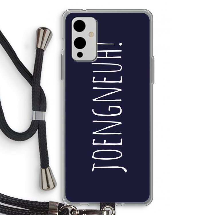 Joengneuh!: OnePlus 9 Transparant Hoesje met koord