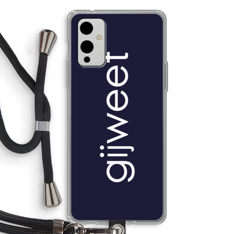 Gijweet: OnePlus 9 Transparant Hoesje met koord