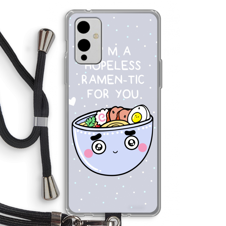 I'm A Hopeless Ramen-Tic For You: OnePlus 9 Transparant Hoesje met koord