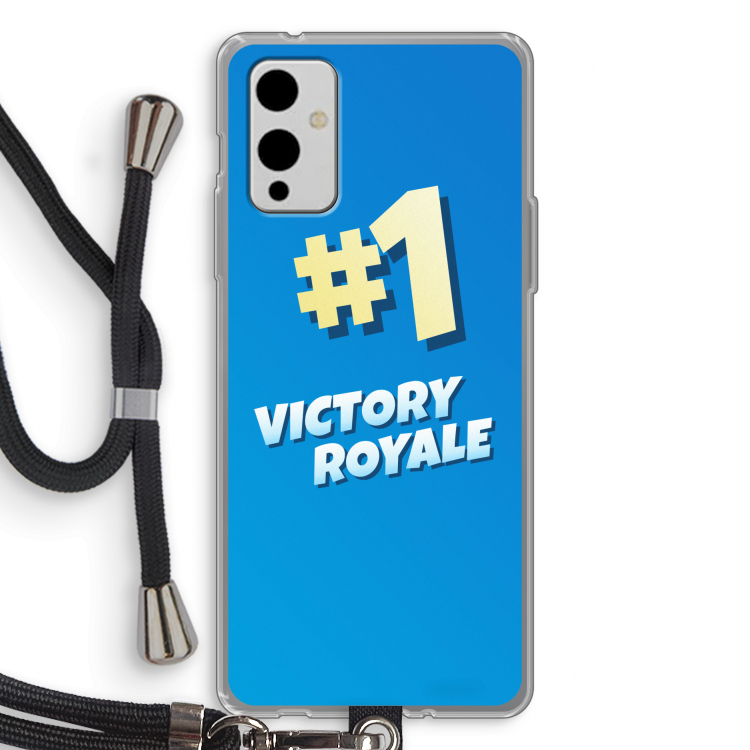 Victory Royale: OnePlus 9 Transparant Hoesje met koord