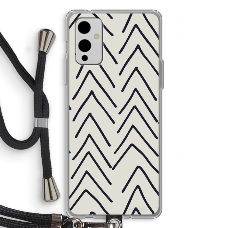 Marrakech Arrows: OnePlus 9 Transparant Hoesje met koord