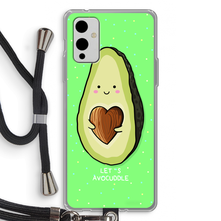 Avocuddle: OnePlus 9 Transparant Hoesje met koord