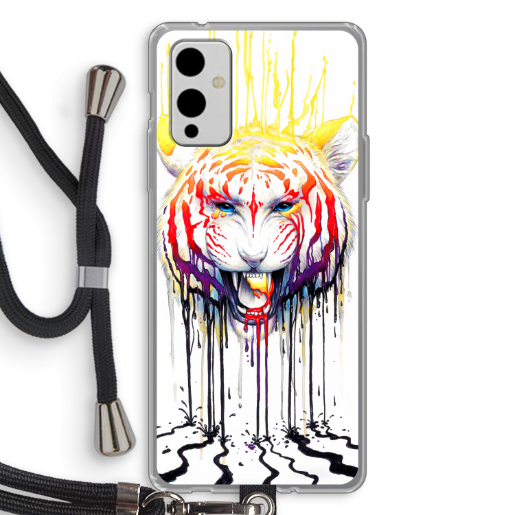 Fading: OnePlus 9 Transparant Hoesje met koord
