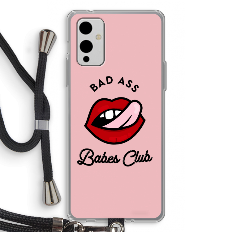 Badass Babes Club: OnePlus 9 Transparant Hoesje met koord