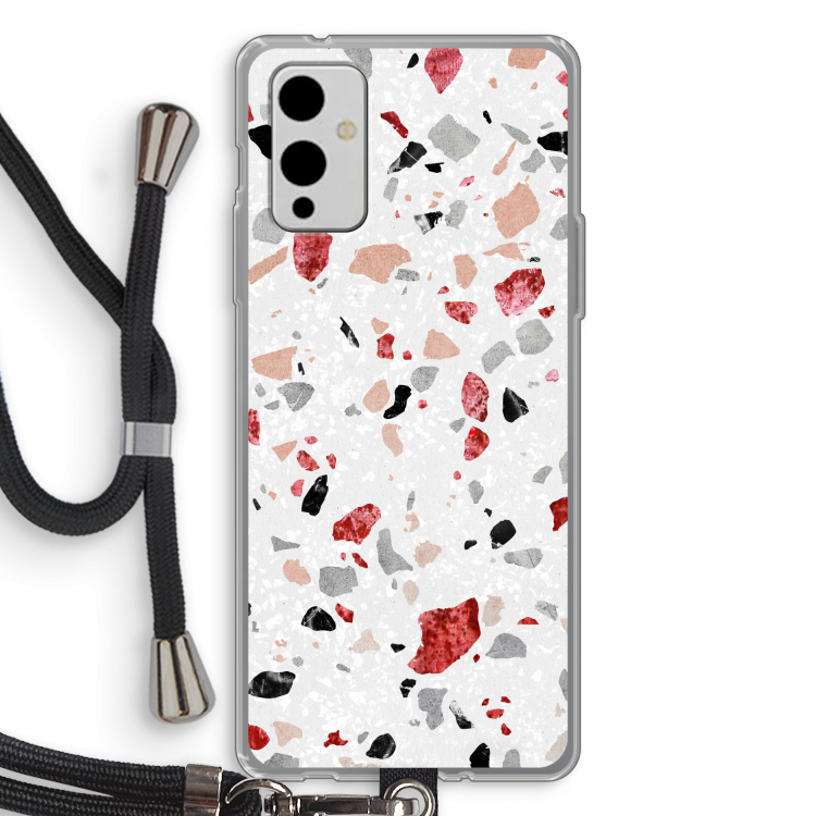 Terrazzo N°12: OnePlus 9 Transparant Hoesje met koord