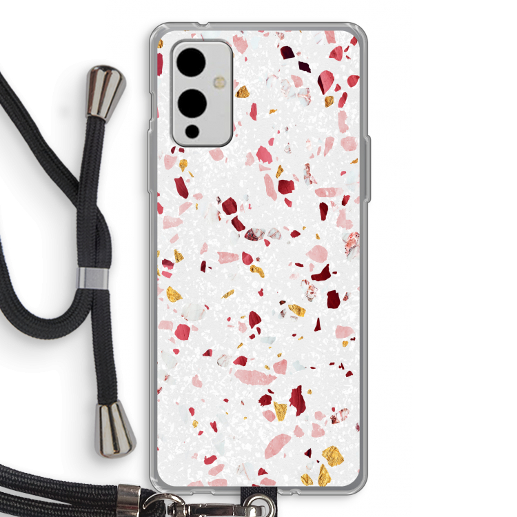 Terrazzo N°9: OnePlus 9 Transparant Hoesje met koord