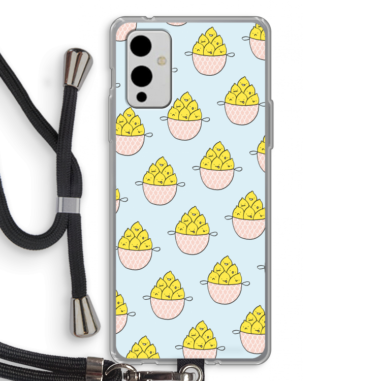 Citroenen: OnePlus 9 Transparant Hoesje met koord